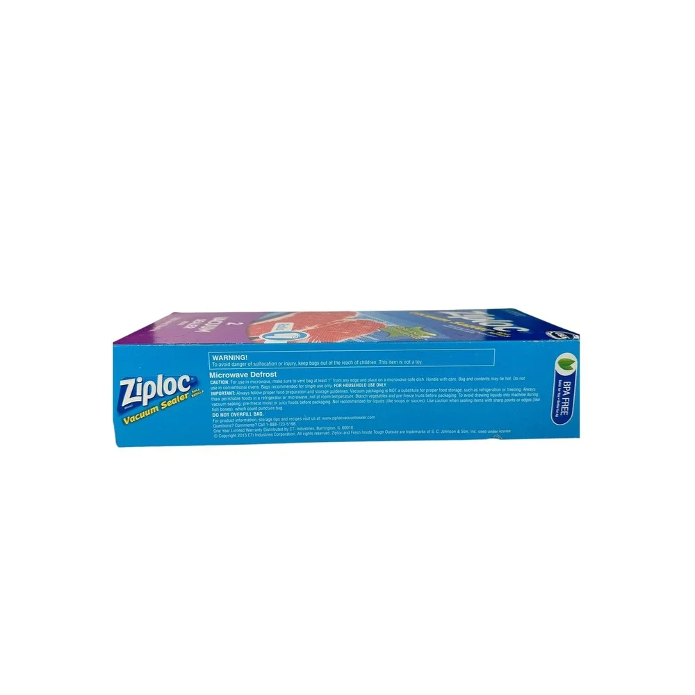 Ziploc Vacuum Sealer‎ Roll Refills 2 Rolls 11